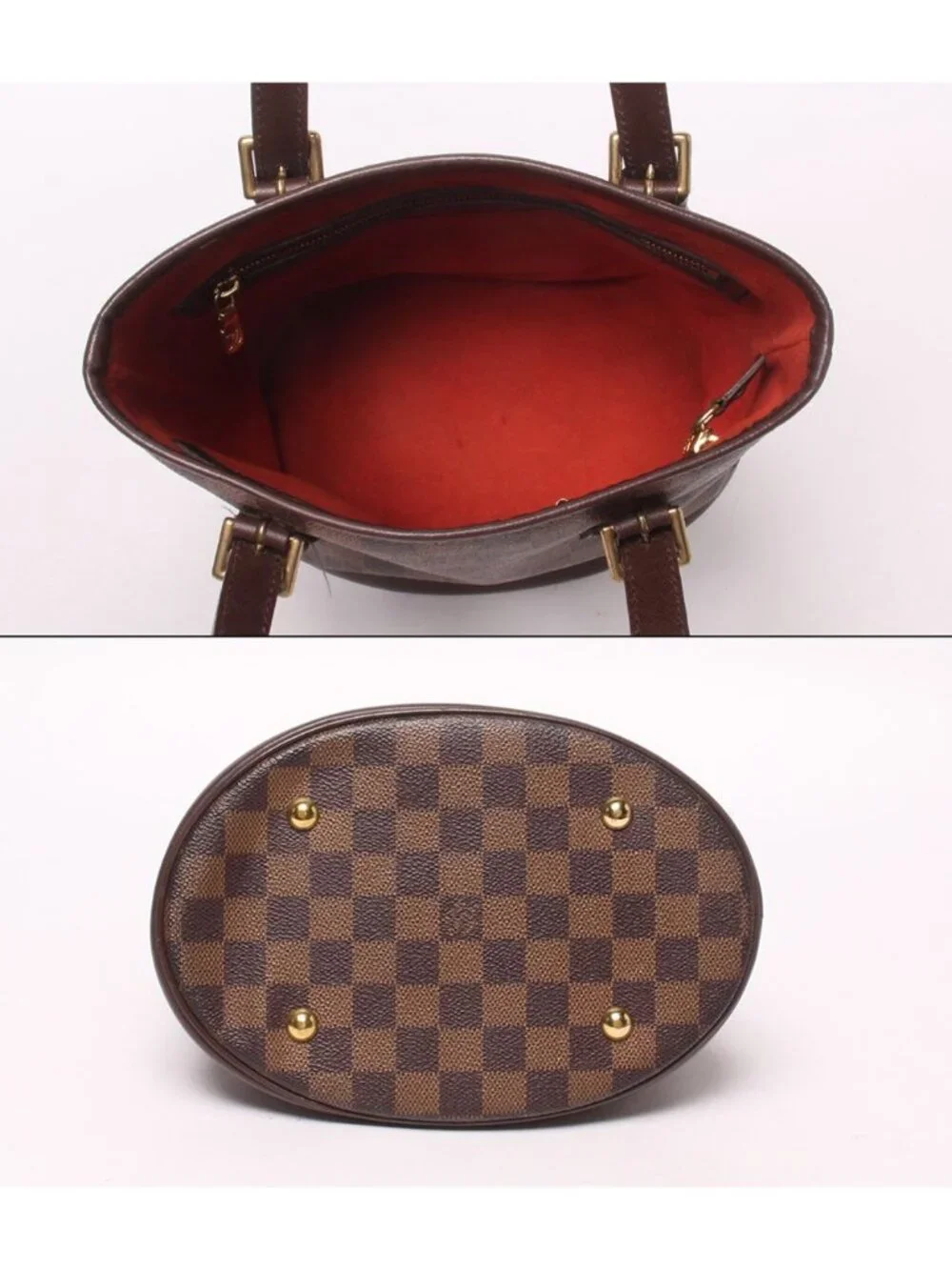 Louis Vuitton Tote Shoulder Bag Marais Damier Ebene